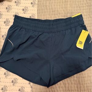 NWT all in motion Women's Navy Athletic Shorts